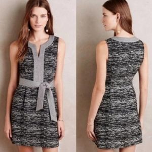 Anthropologie Tabitha Marled Striped Knit Dress 12
